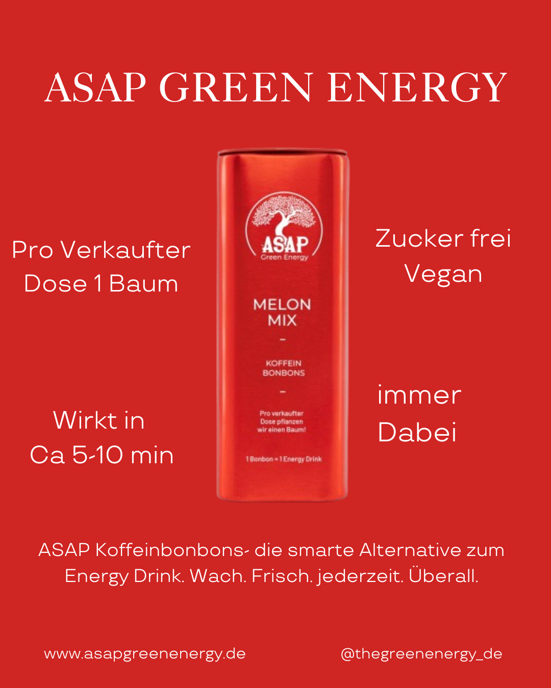ASAP Melon Mix Koffeinbonbons