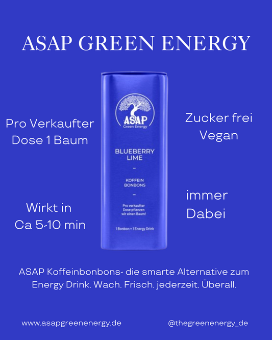 ASAP Blueberry Lime Koffein Bonbons
