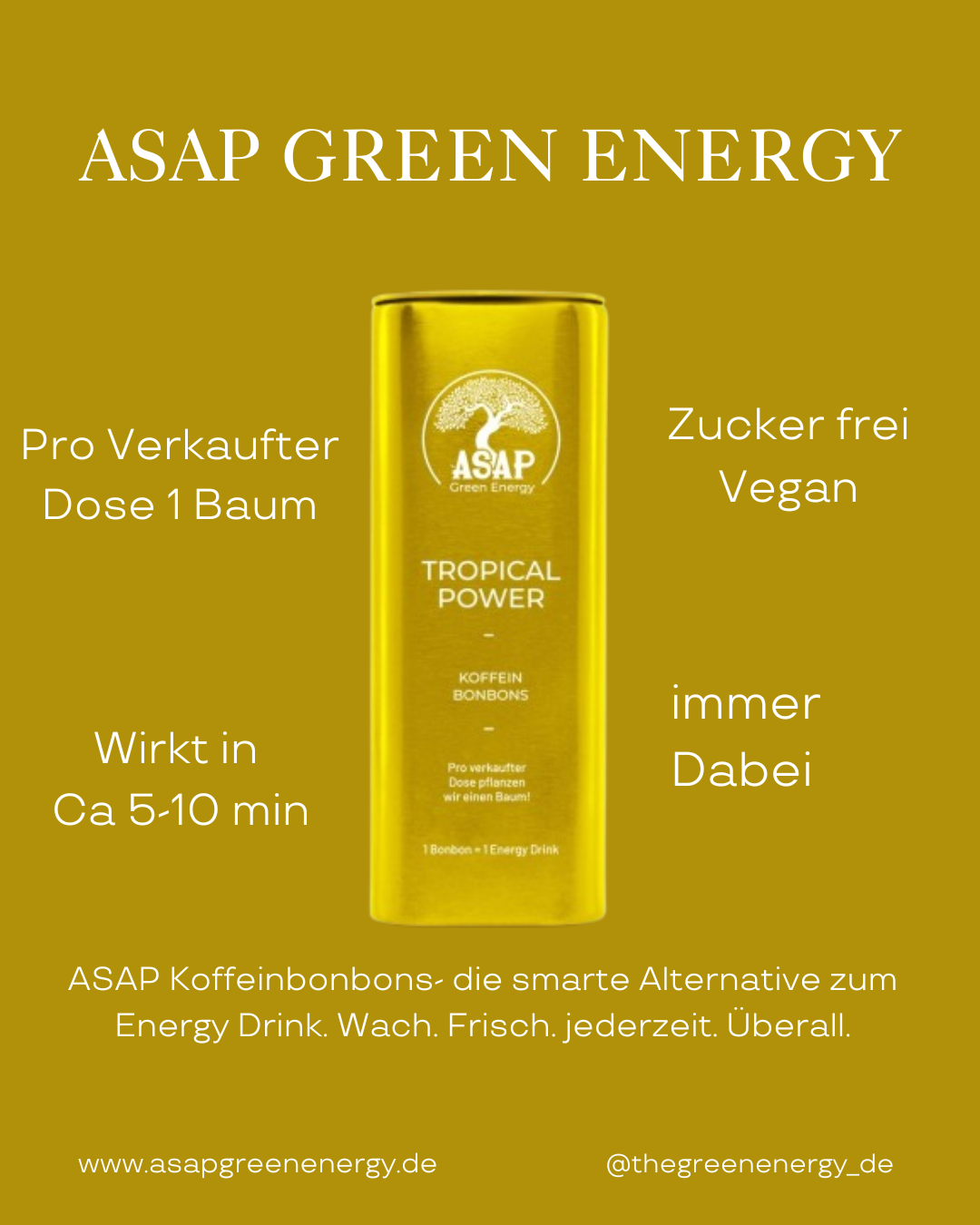 ASAP Tropical Power Koffeinbonbons