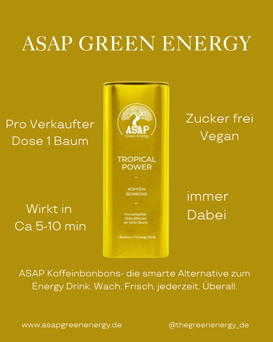 ASAP Tropical Power Koffeinbonbons