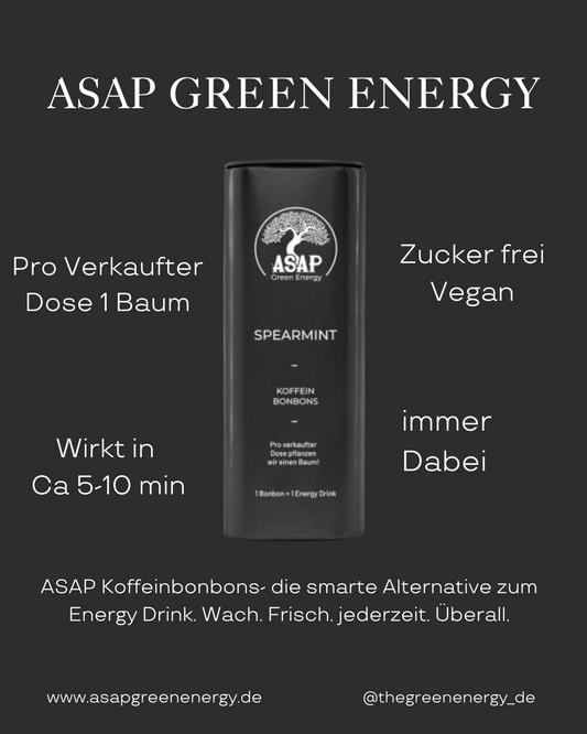 ASAP Spearmint Koffeinbonbons